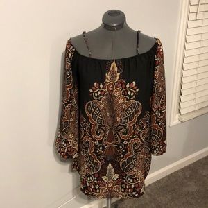 Bohemian print blouse